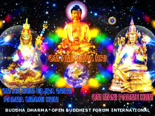 AMITABHA AVALOKITESHVARA GURU RINPOCHE BUDDHA DHARMA-OBF INTERNATIONAL * HERITAGE OF MANKIND