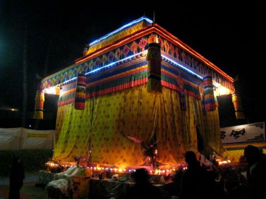 place for kudung of Thinley Norbu Rinpoche photo by Andrea Pucci, Facebook