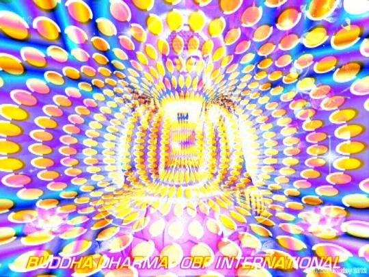 Amitabha Buddha protecting Earth