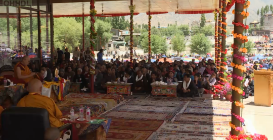 Dalai Lamsa 83rd birthday in Lhadak